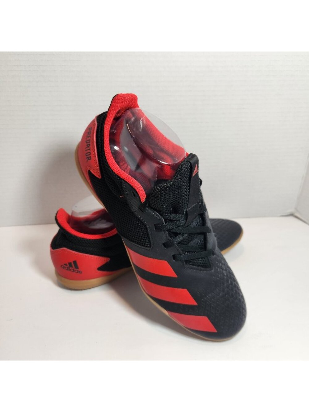 Adidas Mens Predator EE9580 Red Black Indoor Soccer Shoes Sneakers US 8.5 UK 8